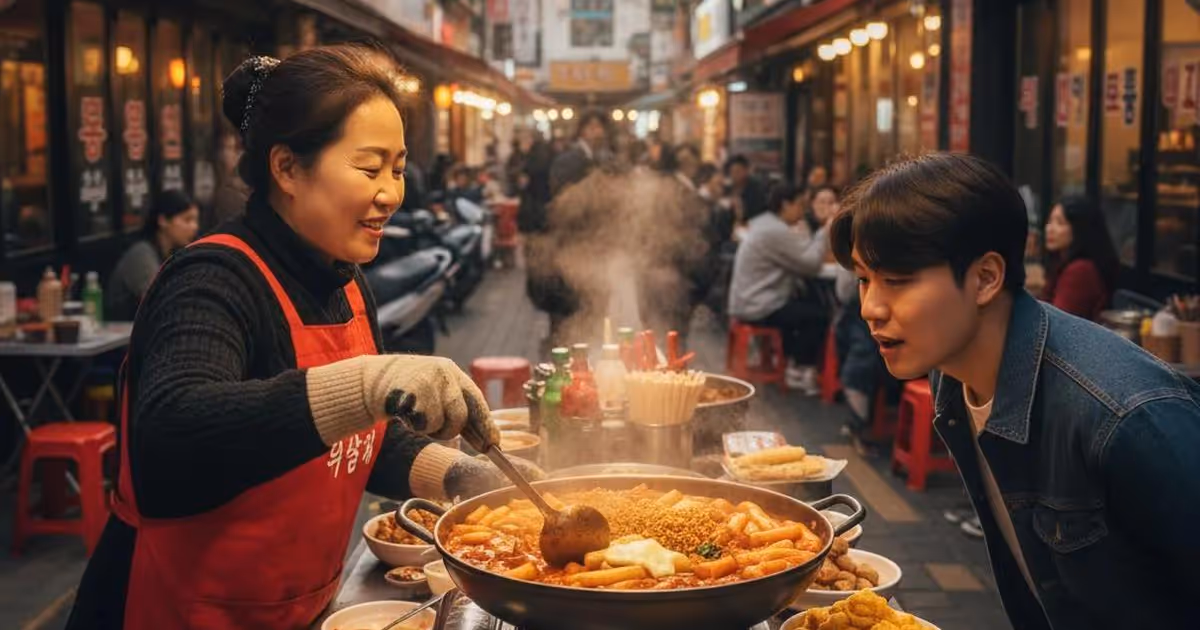 Recette tteokbokki au fromage (rabokki) – plat coréen fondant