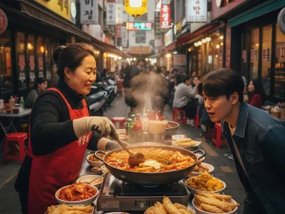Recette tteokbokki au fromage (rabokki) – plat coréen fondant