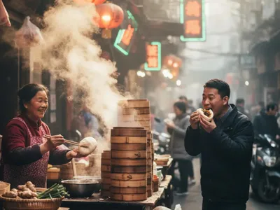 Recette de bao bun aux crevettes & mangue (gua bao maison)