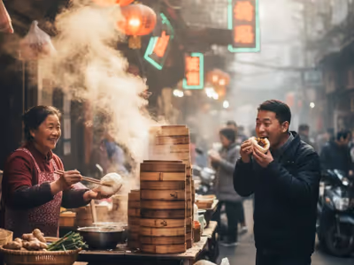 Recette de bao bun aux crevettes & mangue (gua bao maison)