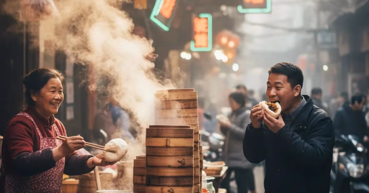 Recette de bao bun aux crevettes & mangue (gua bao maison)