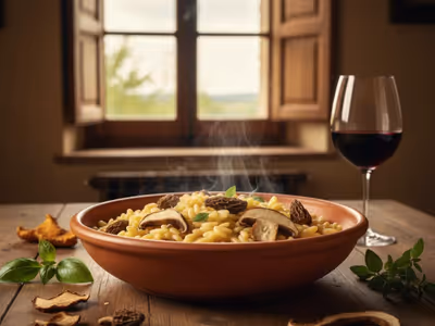 Orzo crémeux au poulet et champignons sauvages : ma recette réconfortante