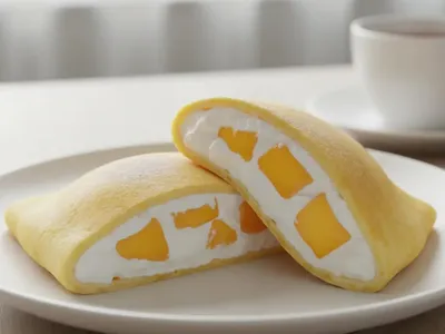 Recette mango pancake – le petit oreiller à la mangue de Hong Kong