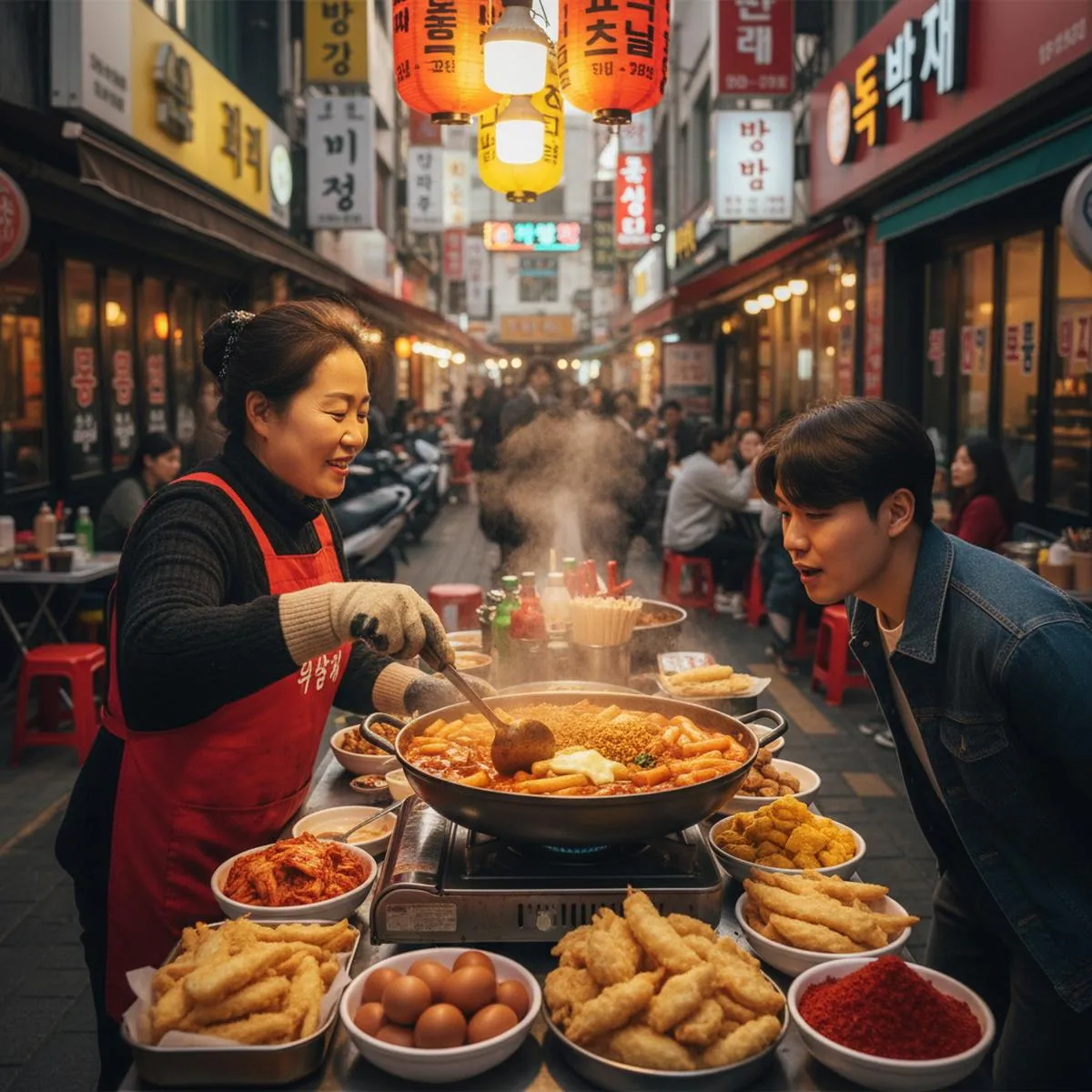 Recette de tteokbokki au fromage (+ nouilles) coréenne